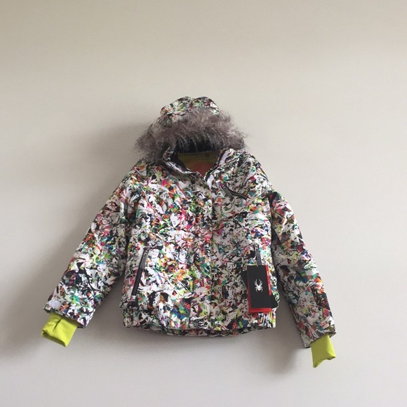 NEW Spyder Kids Girls Ski Snowboarding Lola Jacket Size 16 Big Girls NWT